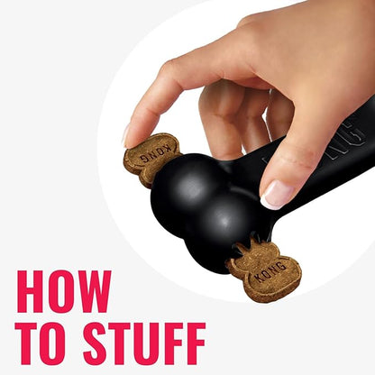 KONG - Extreme Goodie Bone - KONG's Most Durable Natural Rubber Dog Bone for Power Chewers - Black - For Medium Dogs