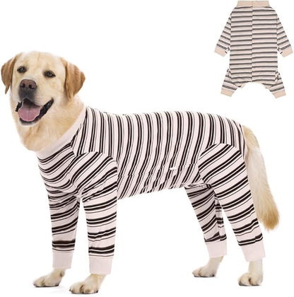 FEimaX Dog Recovery Suit After Surgery, Pet Abdominal Wounds Post Surgical Shirt for Dogs Cats, Puppy Spay Neuter Prevent Licking Onesie Alternative Bandages E-Collar & Cone