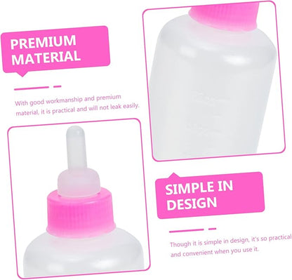 balacoo 12pcs Pet Nursing Bottles for Dogs Cats Portable Feeder Kitten Formula Milk Replacer