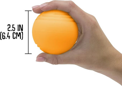 Chew King by Mammoth Bacon Flavored Dog Balls, Glow 2.5" 2-Pk