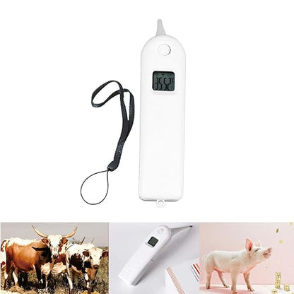 Pet Thermometer Dog Thermometer, Non Digital Pet Thermometer for Dogs Fast Digital Veterinary Thermometer Cat and Dog Ear Temperature Monitor