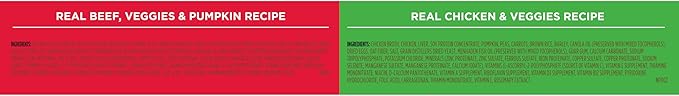 Nutrish Whole Health Blend Chunks in Gravy Variety Pack Wet Dog Food, 13 oz. Can, 12 Count (Rachael Ray)