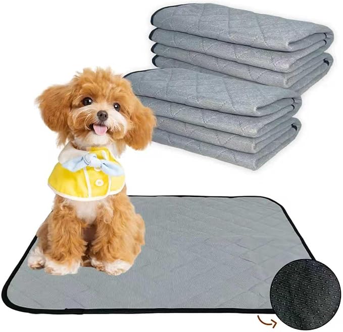 Washable Pee Pads for Dogs,Waterproof Dog Training Pads,Playpen Mat,Non-Slip Potty Pads,Super Absorbent Whelping Pads,Puppy Pad with Rounded Corn,Potty Pads (72x72(1 Pack))