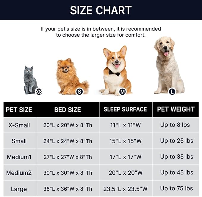 WESTERN HOME WH Calming Dog & Cat Bed for Small Medium Sized, Round Donut Washable Medium Dog Beds, Self Warming Fluffy Anti-Slip Indoor Cat Dogs Bed for Pet up to 35 lbs (27 Inches, Light Grey)