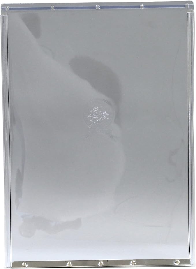 Ideal Pet Products Clear Vinyl Replacement Flap, Super Large, 15" x 20" Flap Size