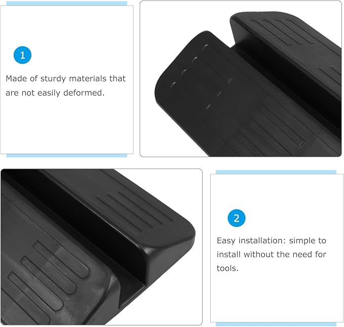 Gate Support Feet Accessories for Stair and Doorway Safety Gates Anti-kick Foot Pedal for Pet and Safety for Indoor Threshold Protection