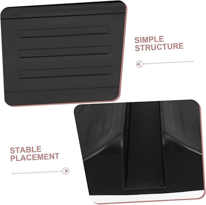 Milisten Safety Door Gate Bottom of Door Kick Plate Freestanding Pet Gates for Dogs Pet Gate Support Feet Fence Hardware Front Door Kick Plate Pet Gate Stairs Black Plastic