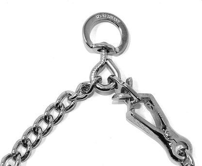 Herm Sprenger Dog Training Collar with Quick Release Buckle Ultra-Plus Chrome Plated Steel Training Collar Made in Germany 2.25mm x 16in Small