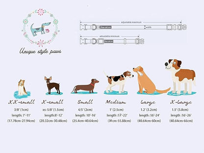 Unique style paws Independence Day Dog Collar Metal Buckle Hat Shark Collar Gift Durable Cute Collar for Small Medium Large Boys Girls Dogs