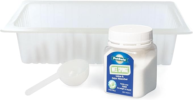 Pet Loo Pee-Pod with Sponge - 7-Pack - Indoor Toilet Tray for Pets - Urine Disposal