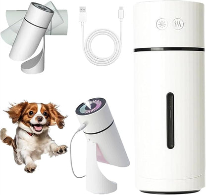 2.0 Dog Humidifier, Dog Humidifiers with Whisper-Quiet/90° Adjustable Mist, 2025 Upgraded 2.0 Humidifier for Collapsed Trachea Small Dogs,Portable PetHumidifier for Cough Relief & Respiratory Health