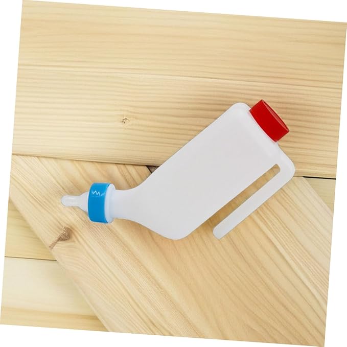 Toyvian Lamb and Pig Milk Feeding Bottle Efficient Hanging Design for Small Animals Livestock Care Easy Attachment to Pens for Quick Feeding of Piglets and Lambs