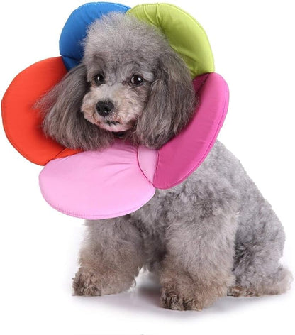 Dogs Cats Medical Grooming Pet E-Collar Recovery Remedy Protective Dog Lick Caught Soft Sponge Adjustable Postoperative Kit for Small and Medium Dog