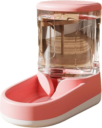 Transparent Pet Feeding Bowl Dog Feeder Small Dog Drinking Bowl Large Capacity Antislip Water Dispenser Pet Supply