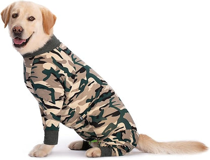 Caomo Dog surgery Recovery Suit female male for Dogs After Surgery Medium Large Dogs Onesie,Lightweight Dog recovery suit for Shedding Prevent Licking Surgical Wound,Dog Pajamas Pjs ,Full Belly