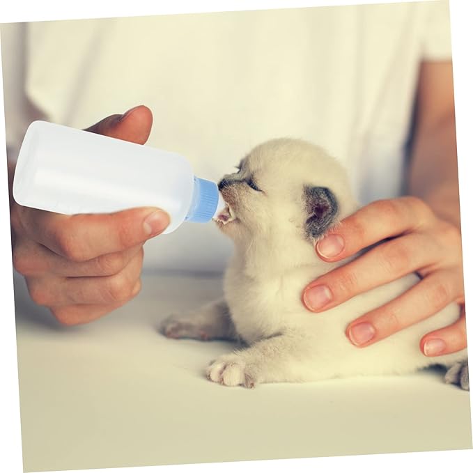 SUPVOX 3Pcs Pet Feeding Bottles for Newborn Kittens and Puppies Leak Resistant Milk Feeders with Capacity Lightweight and Portable Pet Supply Kit for Home Use