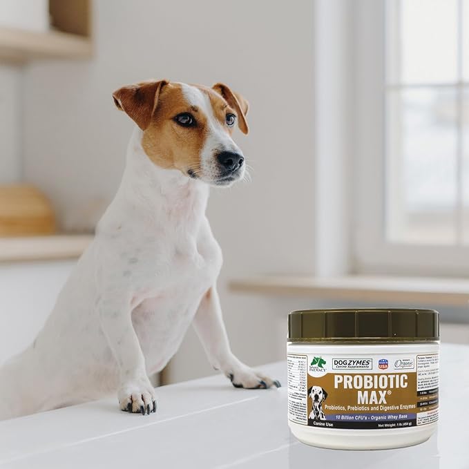 Dogzymes Probiotic Max -10 Billion CFU's Probiotics, Prebiotics, Digestive Enzymes (2 Pound)