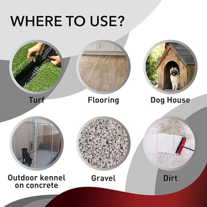 Odorcide K.O.E Kennel Odor Eliminator Concentrate – For Cages, Runs & More – For Home & Kennel w/Safe, Non-Enzymatic Formula - Frost Scent -128 oz