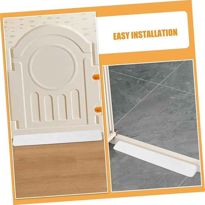 Milisten 2pcs Fence Skirt Board Stair Gate Boy Girl Gate Accessories Corner Protector Guards Boy Girl Safety Pets Reinforcement Floor Height Ramp Transition Height Strip