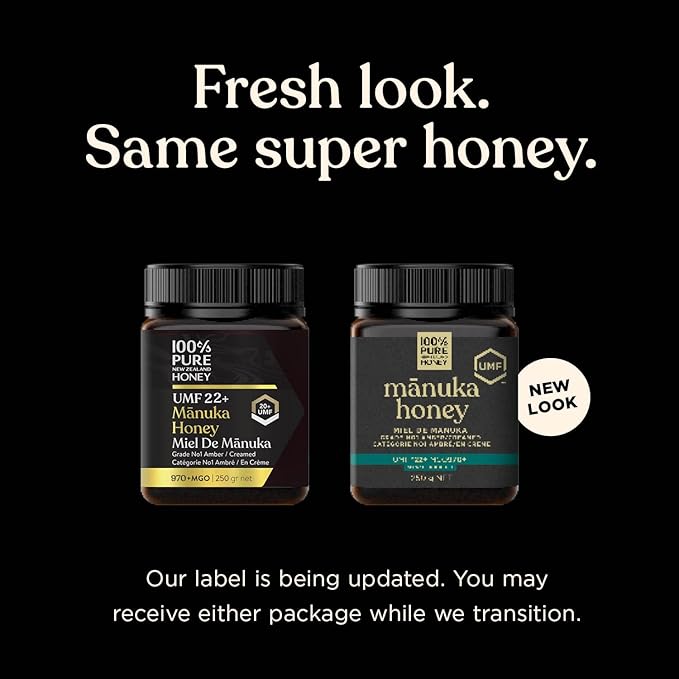 Manuka Honey UMF 22+ MGO 970+ 100% Pure New Zealand Certified Ultra Premium Raw 8.8 oz (250 g)