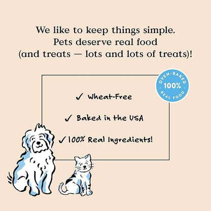 Bocce's Bakery Sunday Roast Training Treats for Dogs – Natural, Low-Calorie, Wheat-Free Training Bites Made with Real Ingredients and Baked in The USA – Chicken & Pumpkin Recipe (2 Pack Bundle)