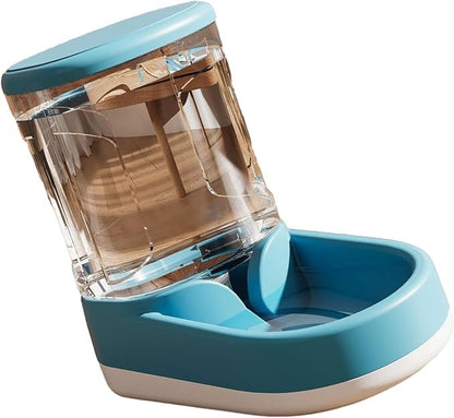 Transparent Pet Feeding Bowl Dog Feeder Small Dog Drinking Bowl Large Capacity Antislip Water Dispenser Pet Supply