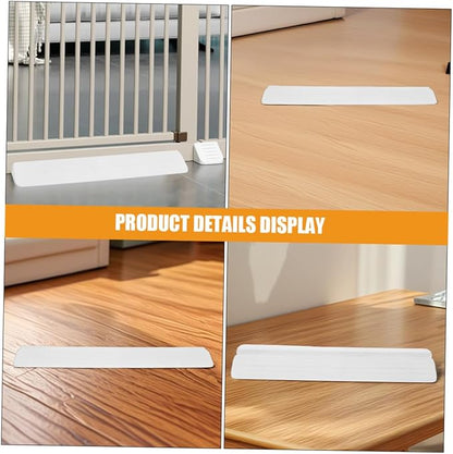 Milisten 2pcs Fence Skirt Board Stair Gate Boy Girl Gate Accessories Corner Protector Guards Boy Girl Safety Pets Reinforcement Floor Height Ramp Transition Height Strip