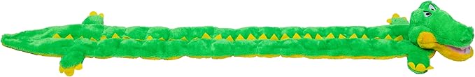 Outward Hound Squeaker Matz Plush Gator Dog Toy, XXL