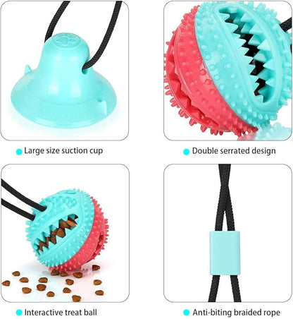 ALLRIER Dog Toys to Keep Them Busy for Boredom,Interactive Dog Toys Tug of War, Mentally Stimulating Toys for Dog, Puppy Teething Puzzle Treat Food Dispensing Ball Toy for Small Medium Dogs