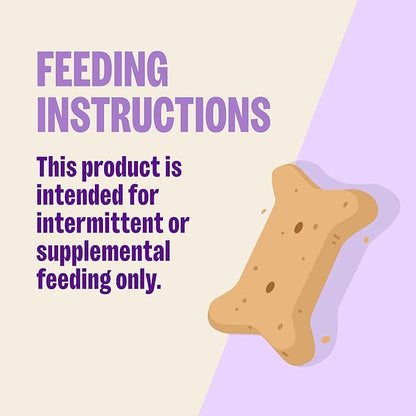 Wellness Old Mother Hubbard Classic P-Nuttier Dog Biscuits, Natural Training Treats, Peanut Butter Flavor, Large Size, 6 lb Box