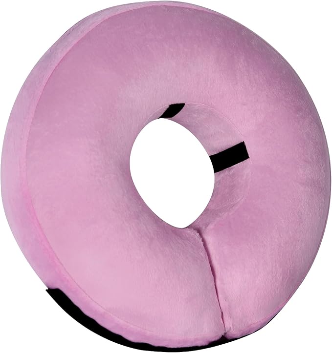 Inflatable Dog Cone Collar-Soft Protective Cone for Dogs After Surgery,Dog Donut Collar for Large Medium Small Dogs and Cats (Purple,Small)