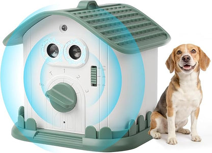 Anti Barking Device for Dogs, Ultrasonic Dog Bark Deterrent Devices with 3 Modes, 50Ft Range Stop Barking Control Devices for Dog Training in Outdoor Indoor, 1200mAh Rechargeable, Waterproof