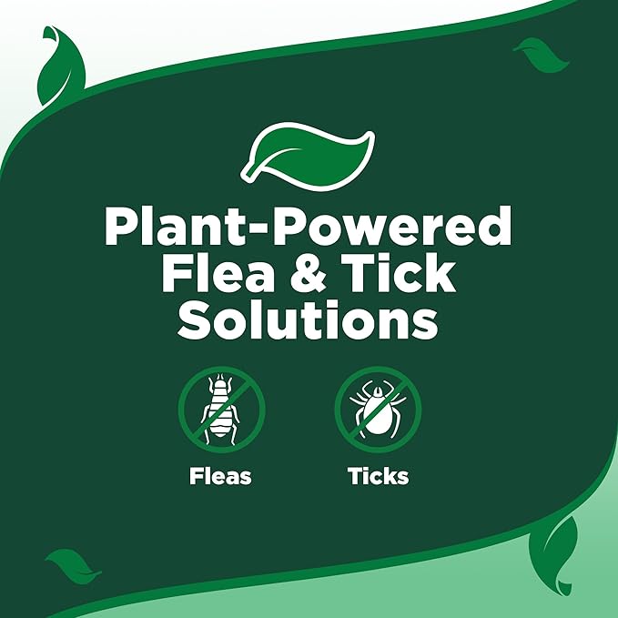 Vet’s Best Natural Flea and Tick Drops for Small Dogs, Plant-Based Spot-On Treatment with Certified Essential Oils, Topical Flea and Tick Prevention and Control, Natural Pest Care, 4 Month Supply