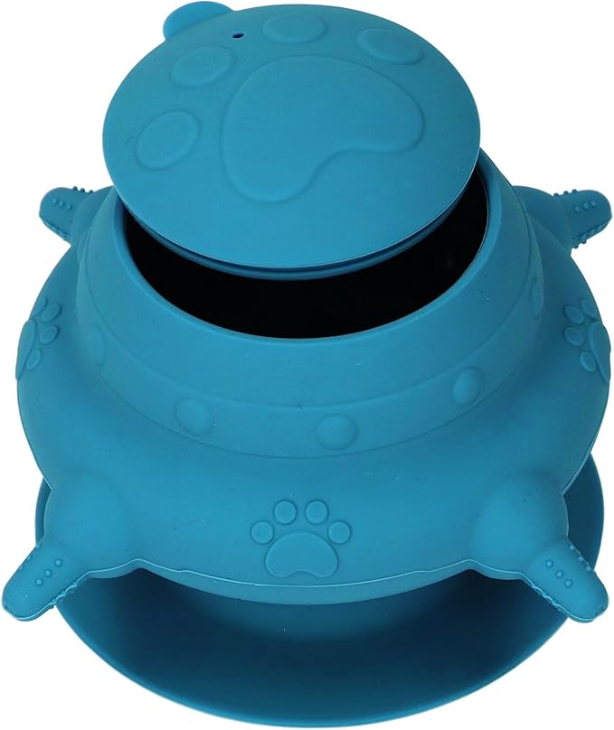 Silicone Puppy Milk Feeder 4 Nipples Small Puppy Nursing Station, Puppy Bottles Simulates Mother's Milk, Feeding Multiple Young Animals, Suitable for Pet Owners