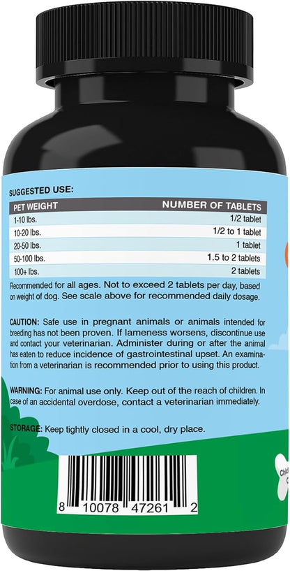 Vitamatic Cranberry for Dogs – 120 Chewable Tablets – with D-Mannose, Apple Cider Vinegar & Vitamin C – Urinary Tract & Bladder Support for Dogs