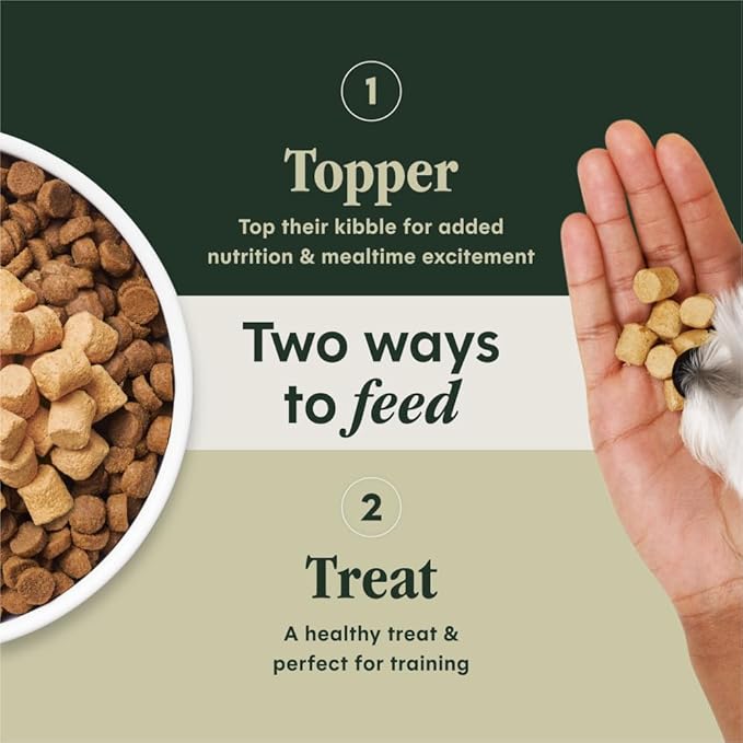 Instinct RawBoost Functional Mixers, Freeze Dried Dog Food Topper, Grain-Free, Real Chicken - Mobility Support, 5.5 oz. Bag