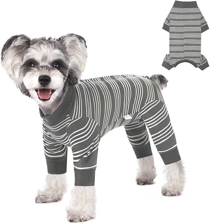 FEimaX Dog Recovery Suit After Surgery, Pet Abdominal Wounds Post Surgical Shirt for Dogs Cats, Puppy Spay Neuter Prevent Licking Onesie Alternative Bandages E-Collar & Cone
