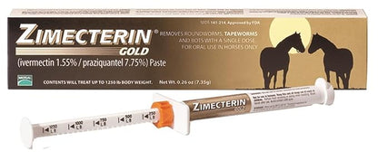 MERIAL INC -EQUINE WORMER 6001120 ZIMECTERIN GOLD EQUINE DEWORMER