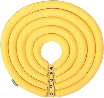 Dog Cone Collar, Inflatable Dog Neck Donut Collar Alternative After Surgery, Soft Protective Recovery Cone for Small Medium Large Dogs and Cats Puppies - Alternative Collar (Ginger,XXL)