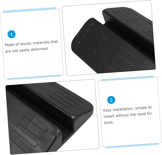 UPKOCH Pet Gate Kick Plate Kick Safety Door Guardrail for Indoor Use Easy Installation Versatile Barrier for Dogs and Cats Black