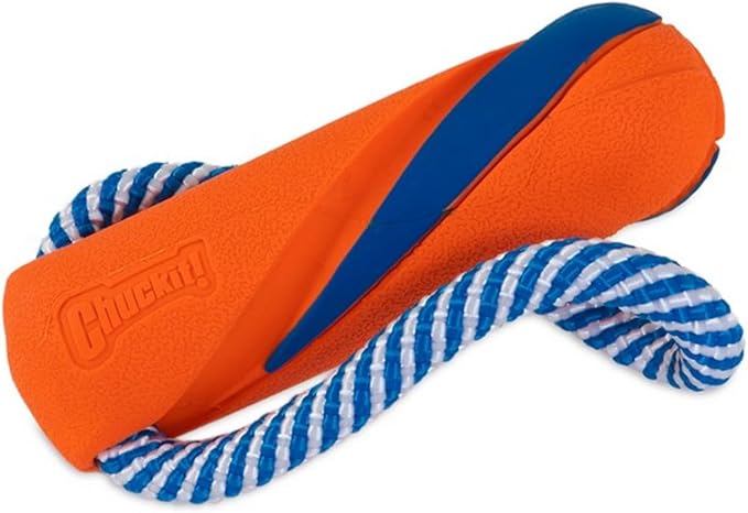 Chuckit! Ultra Bumper Tug Dog Toy,Orange,Medium