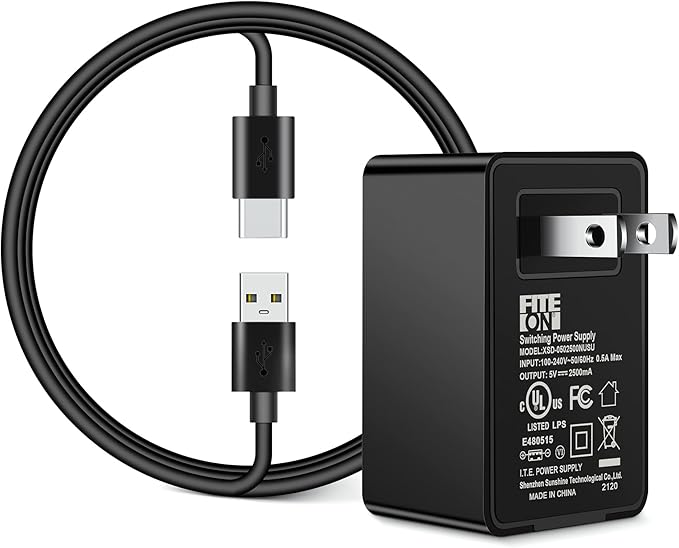 FITE ON Replacement Automatic Cat Feeder Adapter for PETLIBRO PLAF103 PLAF203 PLAF003 PLAF005 PLAF006 Pet Food Dispenser Charger Power Supply Cord