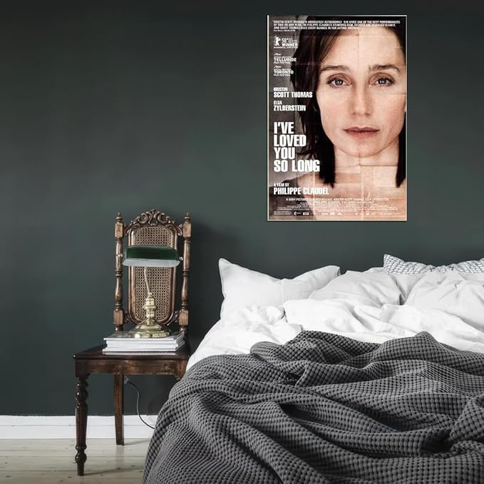 Black Empire I've Loved You So Long Movie Kristin Scott Thomas Laurent Gr Vill Room Decor Wall Art Print 12x16 Poster