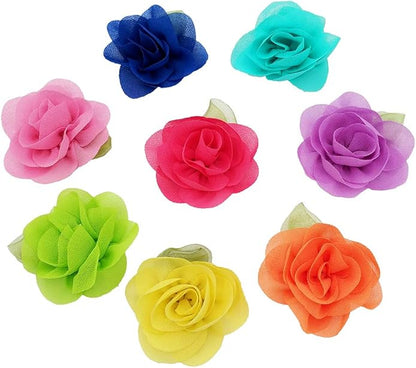 PET SHOW Small Dog Collar Charms Bowties for Cats Rabbits Slide on Puppies Medium Dog Collars Attachment Flower Bows Pet Bowknot Valentines Grooming Costumes Accessories