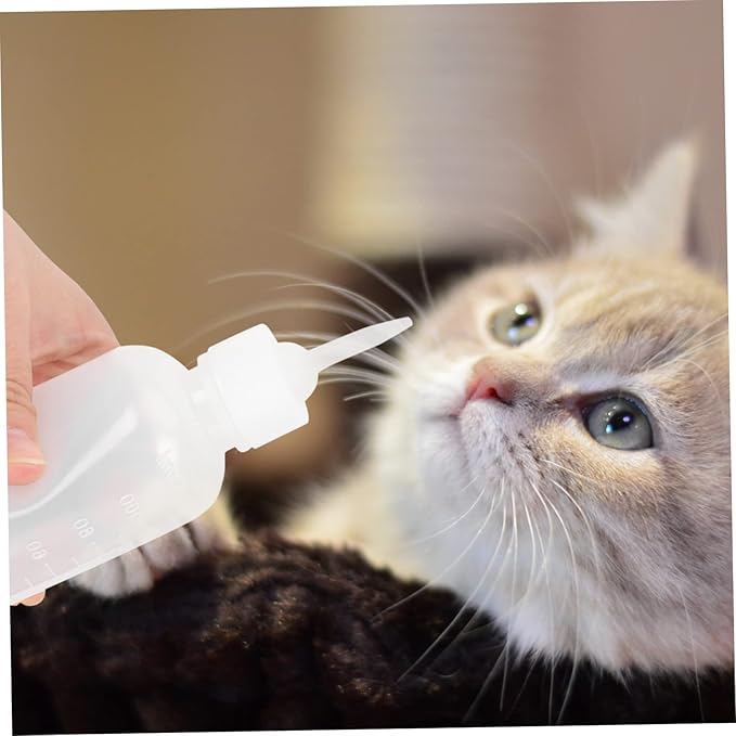 BESPORTBLE 4pcs Tiny Pet Nursing Bottle for Puppy Kitten Cat Milk Feeding Bottle Kit