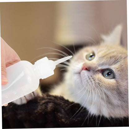 BESPORTBLE 4pcs Tiny Pet Nursing Bottle for Puppy Kitten Cat Milk Feeding Bottle Kit