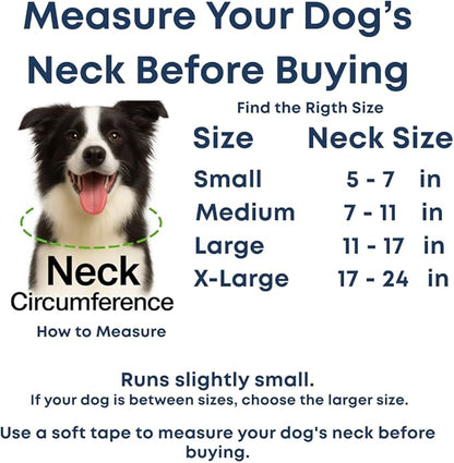 Soft Inflatable Dog Recovery Collar for Medium & Large Dogs – Cone Alternative After Surgery – Moccamocs