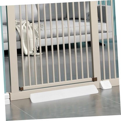 Anti-Kick Pedal Safety Gate Guardrail Accessory for Baby and Pet Gates Indoor Non-Slip Door Fixator 17.91X5.11X1.18In
