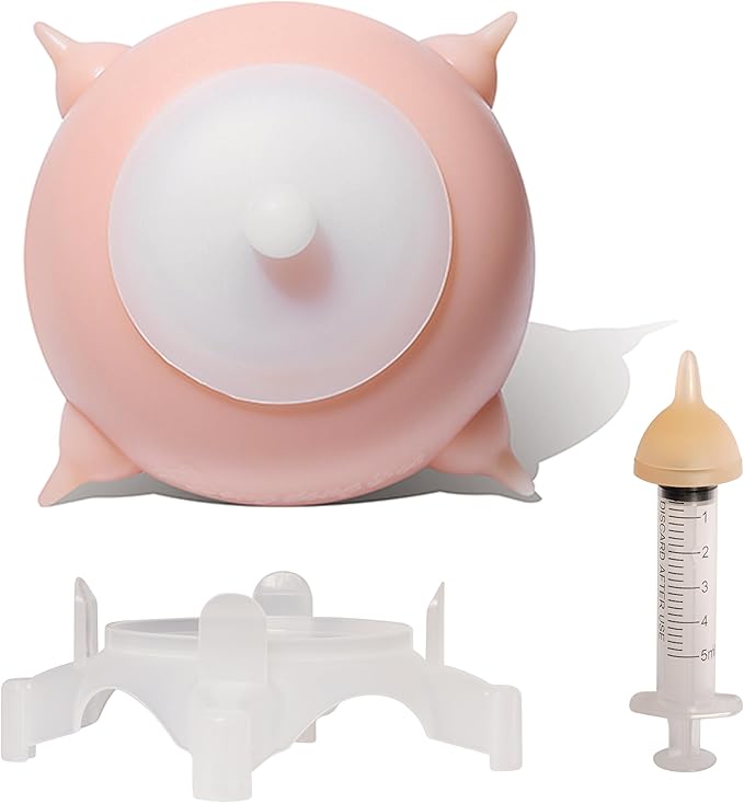 Doggiema Puppy Milk Feeder Nursing Station feeders for Multiple Puppies Milk replacer Dongdong pet (S Size Mini Puppy)