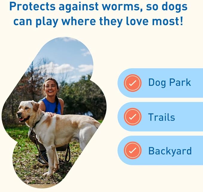 Interceptor Plus Prevention for Heartworm + 4 Other Worms for Dogs 50.1-100 lbs. | 1 Chew, 1-Month Supply